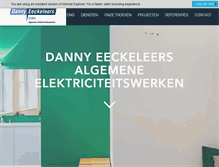 Tablet Screenshot of danny-eeckeleers.be